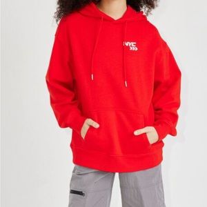 Over sized long classic hoodie